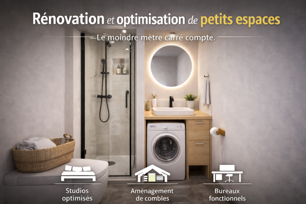 Rénovation de petits espaces fonctionnels